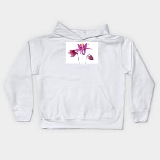 Aquilegia  Columbine Kids Hoodie